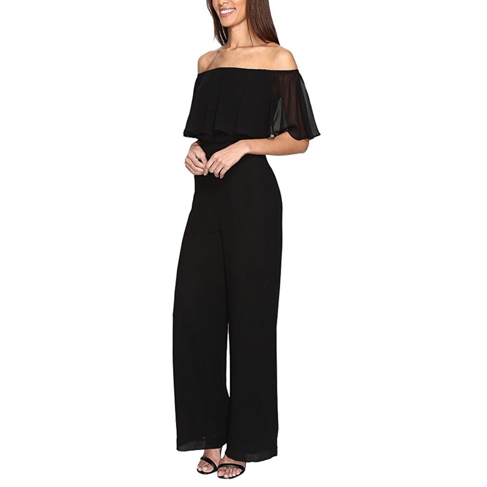 NWT Black off the shoulder jumpsuit